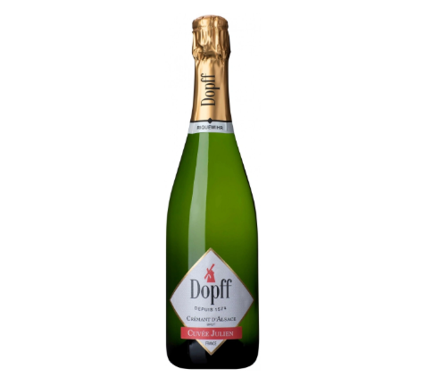 DOPFF Brut Cremant D'alsace Cuvee Julien French Wine Riquewihr 375ML
