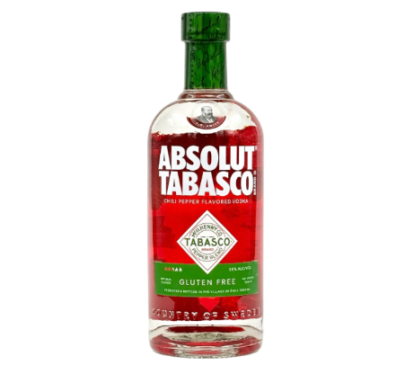 ABSOLUT VODKA TABASCO CHILI PE 1L GLUTEN FREE